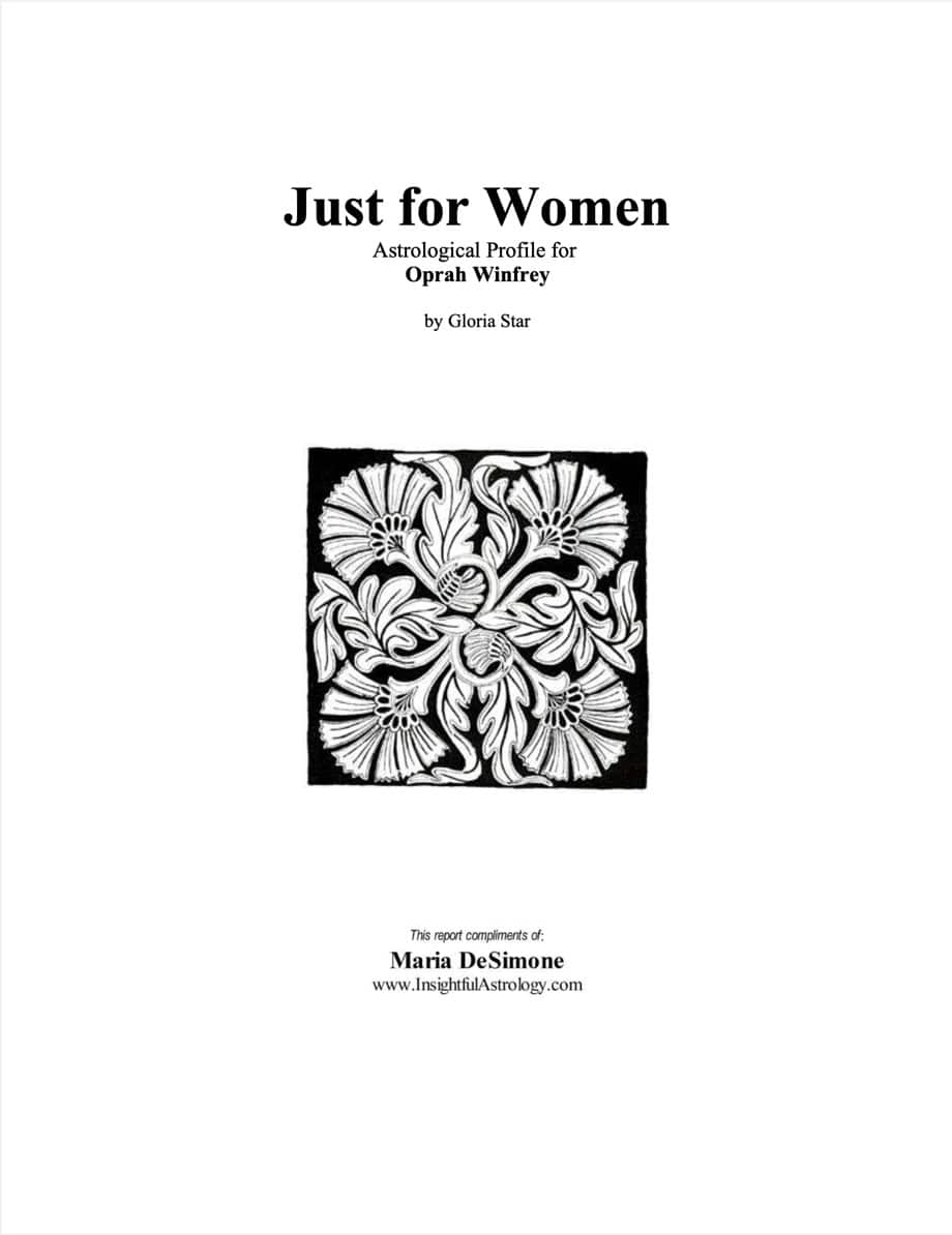 Just For Women Report Cover