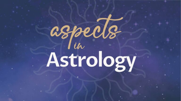 Aspects In Astrology Course Graphic