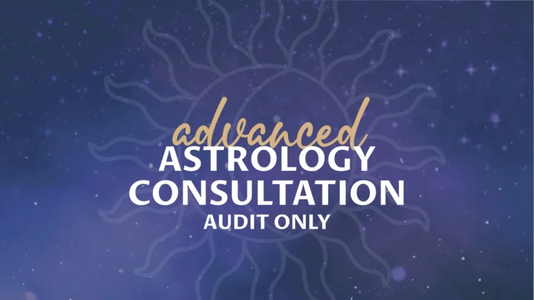 Advanced Astrology Course Audit Only