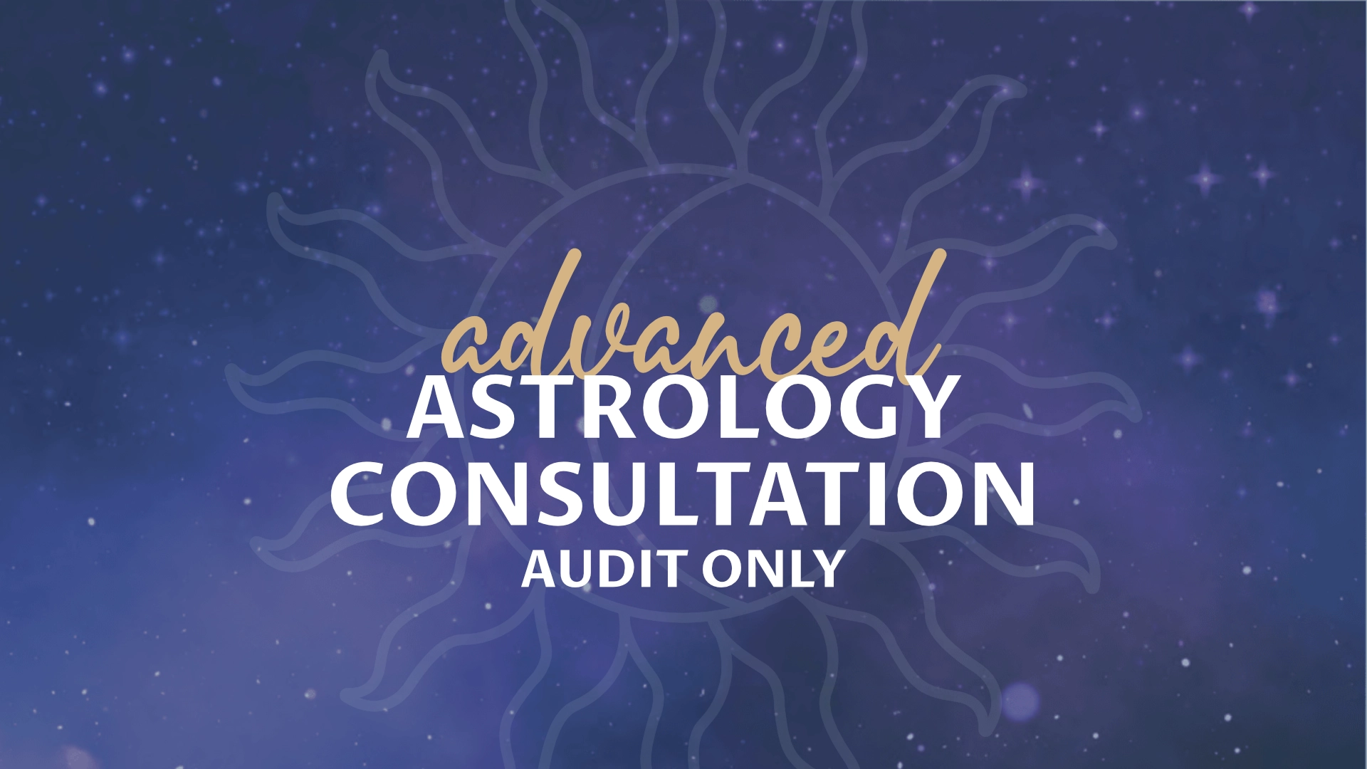 Advanced Astrology Course Audit Only