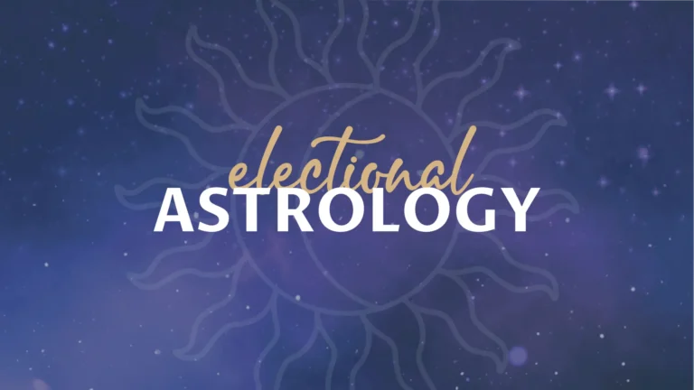 Electional Astrology Course
