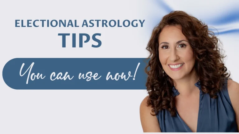 Maria's Electional Astrology Tips